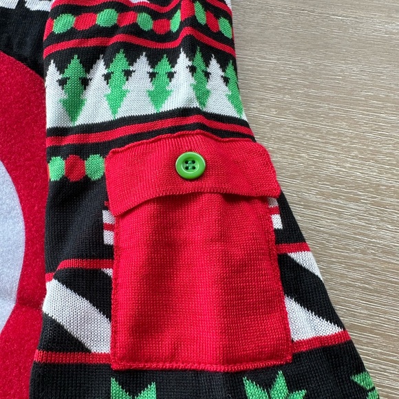 Hilarious Tipsy Elves Drinking Game Ugly Holiday Sweater - Picture 6 of 13